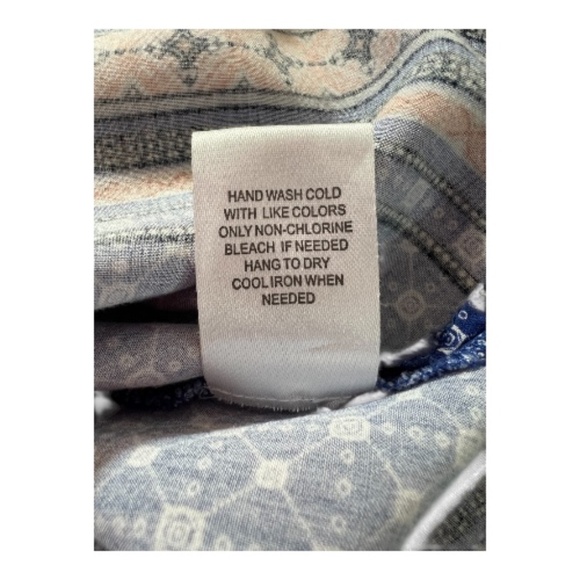 EUC Daniel Rainn women’s boho floral embroidered sleeveless top | size L - Picture 8 of 8